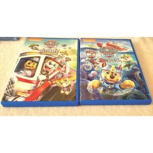 Lot of 2 PAW PATROL Blu Ray * Ultimate Rescue & Sea Patrol 2 Disc Set